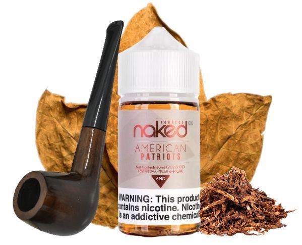 Juice para vape american patriots tobacco naked