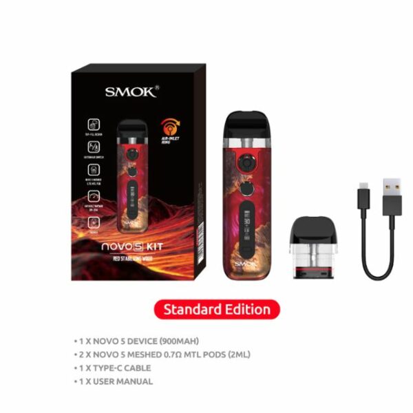 smok novo 5 detalhes