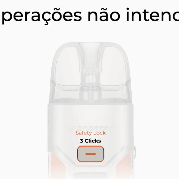 botão de power e ajustes luxe x pro
