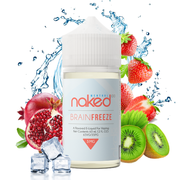 juice para vape brain freeze naked100