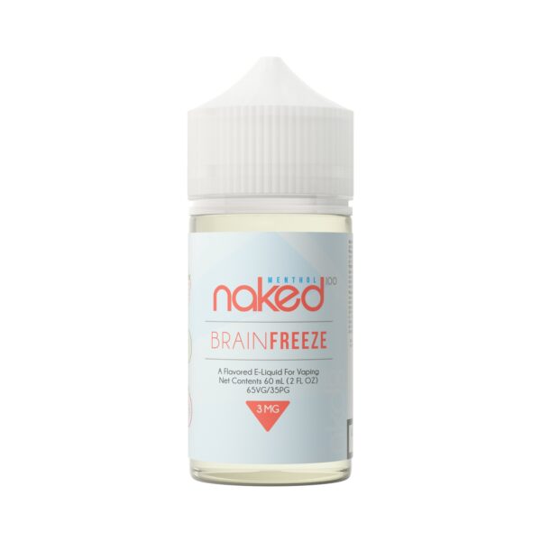 tubo de 60ml de juice brain freeze naked
