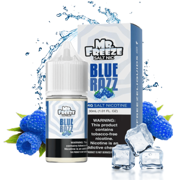 blue razz raspberry nicsalt mr freeze Universo Vapor