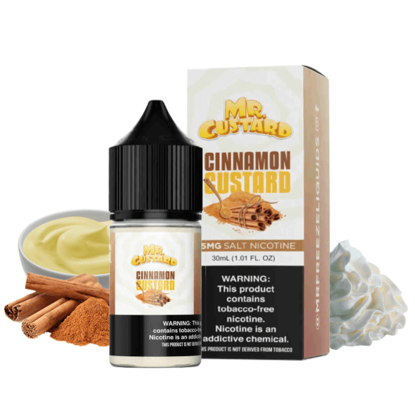 Cinnamon Custard mr custard nicsalt Universo Vapor