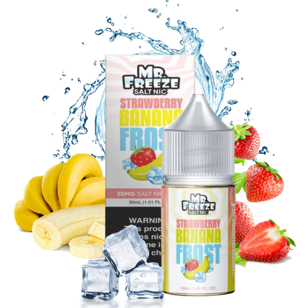 strawberry banana frost mr freeze nicsalt Universo Vapor